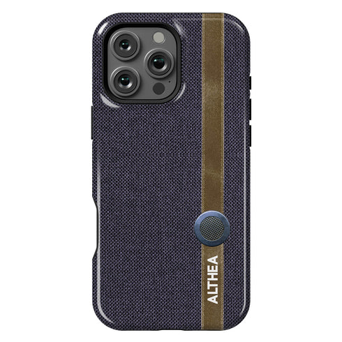 Personalized Cotton Fabric Denim iPhone Case